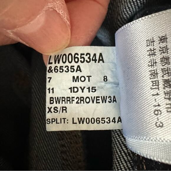 LL Bean Womens Relaxed Fit 207 Jean Overalls Extra Small XS Regular Blue Denim - Picture 12 of 14